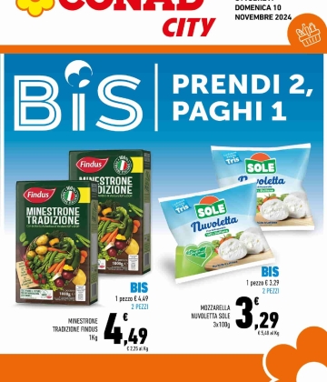 Conad City | Bis - Prendi 2 Paghi 1